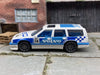 Loose Hot Wheels - Volvo 850 Estate - White and Blue