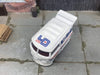 Loose Hot Wheels - VW Kool Kombi Van - Urban Outlaw Red White and Blue Livery