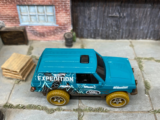 Loose Hot Wheels - Range Rover Classic - Teal Hot Wheels Expedition