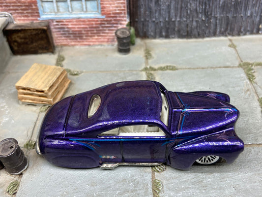 Loose Hot Wheels 1941 Ford Coupe Tail Dragger Dressed in Purple, Pink and Blue