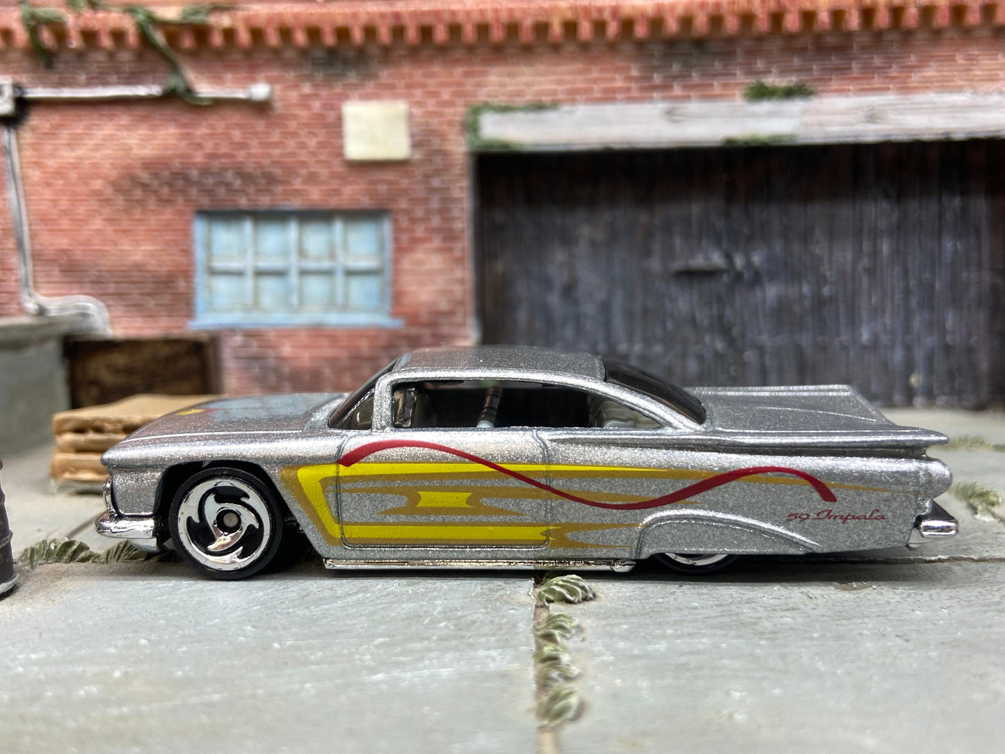 Loose Hot Wheels - 1959 Chevy Impala - Silver