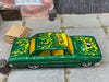 Loose Hot Wheels - 1964 Ford Fairlane Thunderbolt - Green and Yellow with Flames
