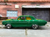 Loose Hot Wheels - 1964 Ford Fairlane Thunderbolt - Green and Yellow with Flames