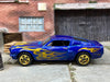 Loose Hot Wheels -1968 Ford Mustang Shelby GT500 - Blue with Flames
