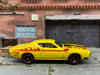 Loose Hot Wheels - 1971 Dodge Charger - Yellow and Black with Flames