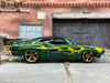 Loose Hot Wheels - 1973 Ford Falcon XB - Green with Flames