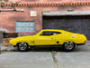 Loose Hot Wheels 1973 Ford Falcon XB Dressed in Yellow and Black
