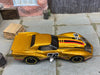Loose Hot Wheels - 1976 Chevy Corvette Greenwood - Gold, Black and Red 76