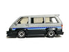 Loose Hot Wheels - 1986 Toyota Van - Silver, Black and Blue