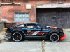 Loose Hot Wheels - 2005 Ford Mustang Race Car - Black, White and Red