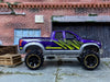 Loose Hot Wheels - 2010 Toyota Tundra Off Road 4x4 - Purple, Green and Gray