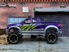 Loose Hot Wheels - 2010 Toyota Tundra Off Road 4x4 - Purple, Green and Gray