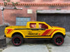 Loose Hot Wheels - 2015 Ford F150 4X4 Truck - Yellow Rescue 3 Livery
