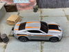 Loose Hot Wheels - 2018 Chevy Camaro COPO Drag Car - Silver and Orange
