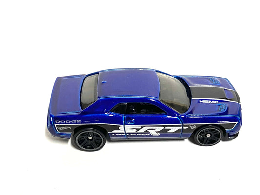 Loose Hot Wheels - 2015 Dodge Challenger SRT Demon - Blue and Black SRT