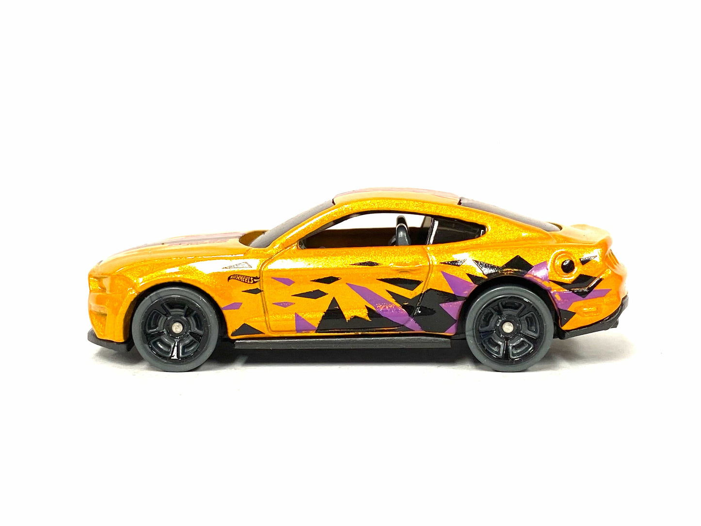 Loose Hot Wheels - 2018 Ford Mustang - Orange, Purple and Black