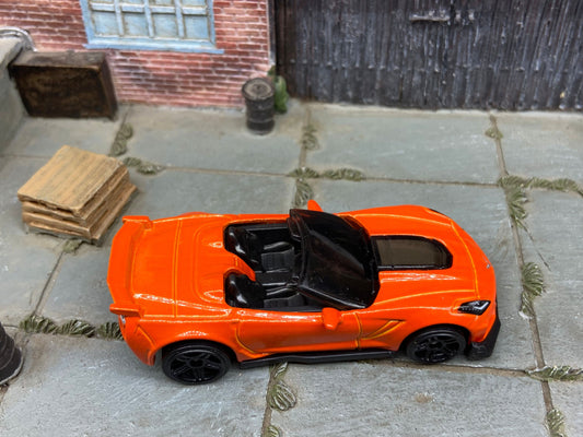 Loose Hot Wheels - 2019 Chevy Corvette ZR1 Convertible - Orange