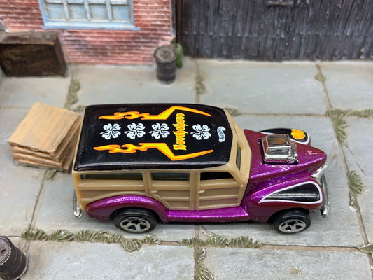 Loose Hot Wheels - 40's Ford Woody - Purple