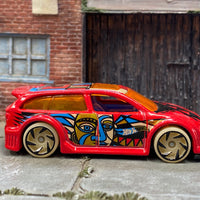 Loose Hot Wheels - Audacious - Red with Graphics