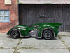 Loose Hot Wheels - Batman Batmobile Arkham Asylum - Dark Green