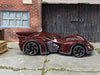 Loose Hot Wheels - Batman Batmobile Arkham Asylum - Dark Red