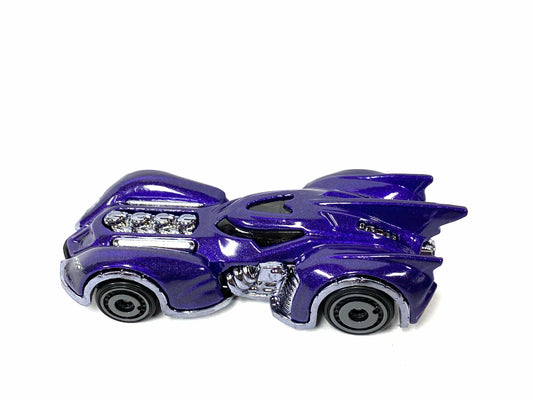 Loose Hot Wheels - Batman Batmobile Arkham Asylum - Purple