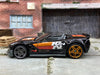 Loose Hot Wheels - Chevy Corvette C7 Z06 Convertible - Black and Orange K&N