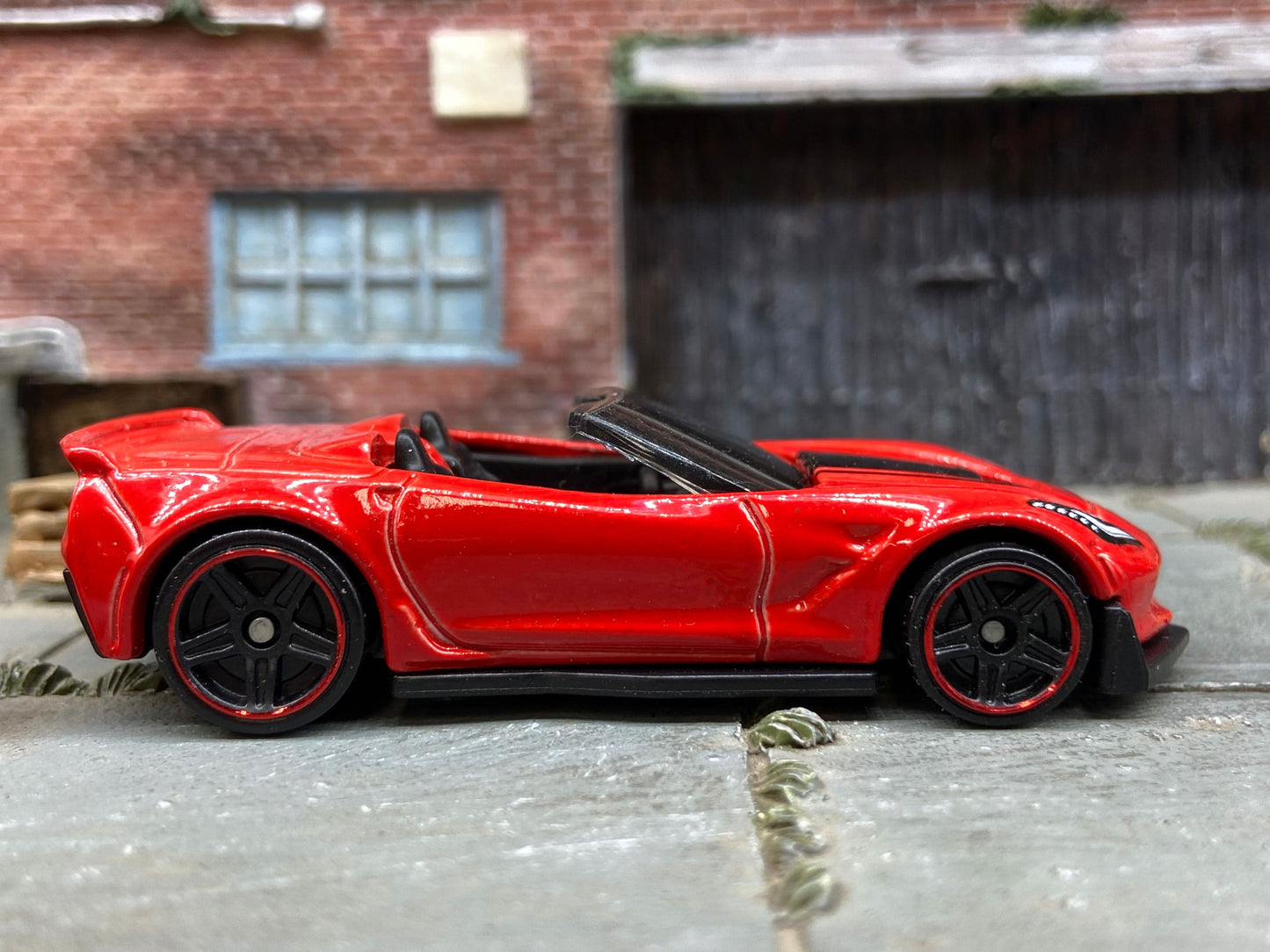 Loose Hot Wheels - Chevy Corvette C7 Z06 Convertible - Red