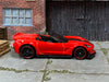 Loose Hot Wheels - Chevy Corvette C7 Z06 Convertible - Red with Black Hood Stripes