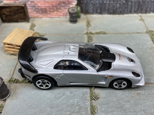 Loose Hot Wheels - Chevy Corvette Callaway C7-R Race Car - Silver and Black