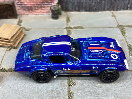 Loose Hot Wheels - Chevy Corvette Grand Sport - Hot Wheels Blue Livery
