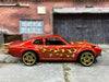 Loose Hot Wheels - Custom Ford Maverick - Orange with Flames