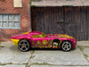 Loose Hot Wheels - Fast FeLion - Pink and Yellow The Beetles