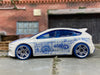 Loose Hot Wheels - Ford Focus RS - White and Blue Graphics