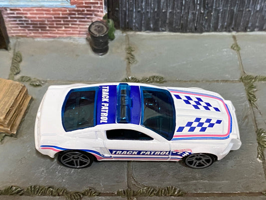 Loose Hot Wheels - Ford Mustang GT Concept - White, Red and Blue Track Patrol