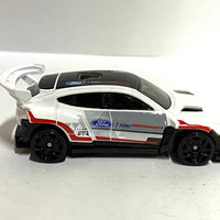 Loose Hot Wheels - Ford Mustang Mach-E 1400 - White, Silver, Black and Red
