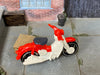 Loose Hot Wheels - Honda Super Cub Motorcycle - Red and White