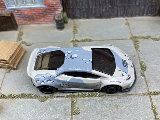 Loose Hot Wheels - Lamborghini Huracan Coupe LB WORKS - Gray Camo