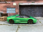 Loose Hot Wheels - Lamborghini Reventon Roadster - Green and Black
