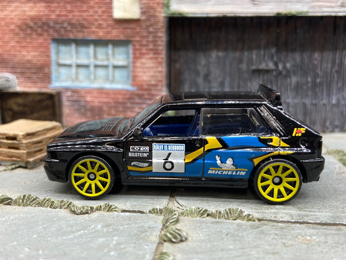 Loose Hot Wheels - Lancia Delta Integrale Race Car - Black Race Livery