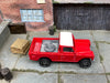 Loose Hot Wheels - Land Rover Series III - Red and White Off Road