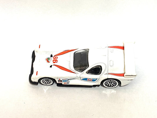 Loose Hot Wheels - Panoz GTR-1 - White, Red and Blue