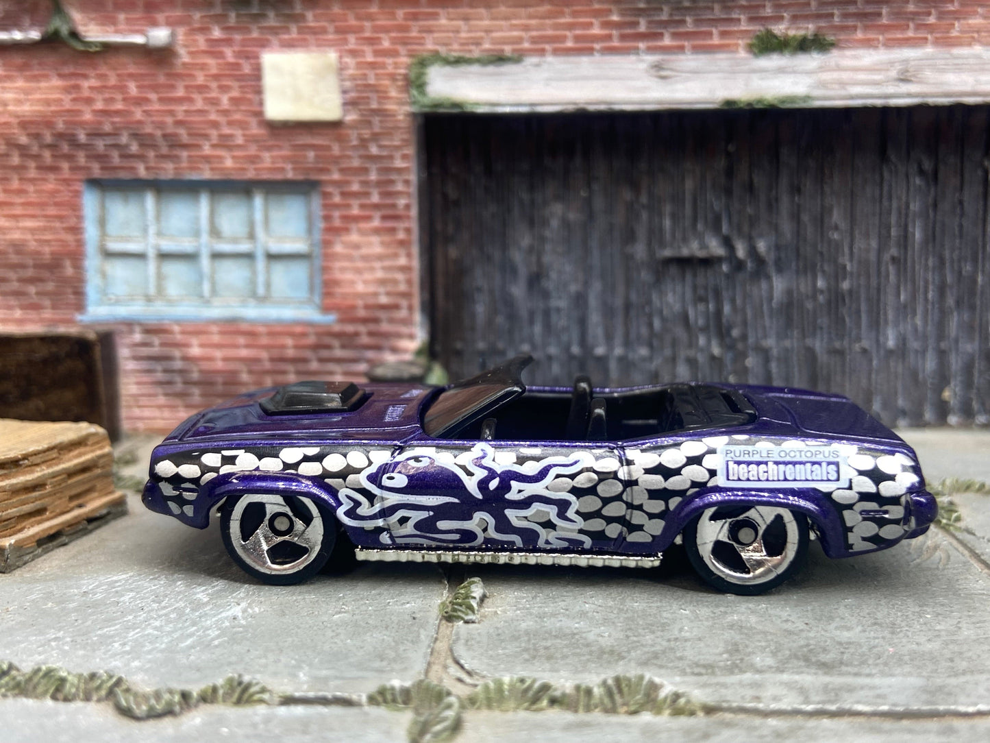 Loose Hot Wheels - Plymouth Barracuda Convertible King Kuda - Purple