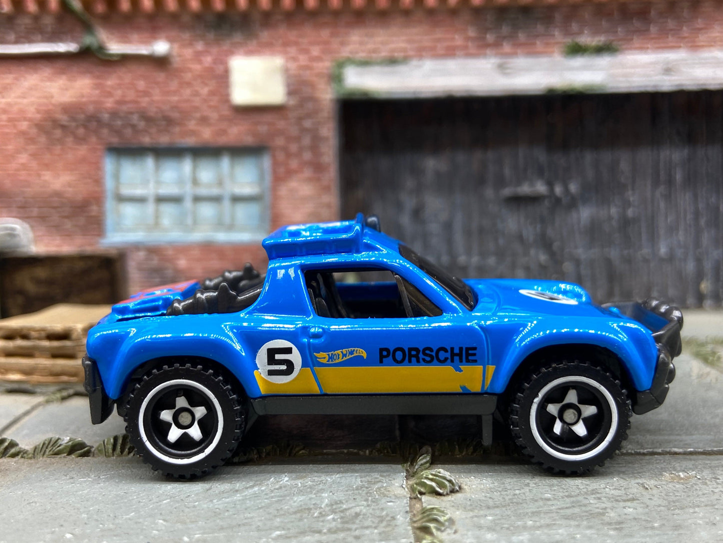 Loose Hot Wheels - Porsche 914 Safari - Blue