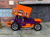Loose Hot Wheels -Sprint Car - Orange and purple 6