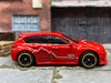 Loose Hot Wheels - Subaru WRX STI - Red, White and Black