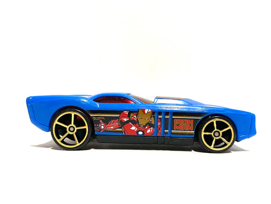 Loose Hot Wheels - The Gov'ner - Blue, Black and Red Iron Man