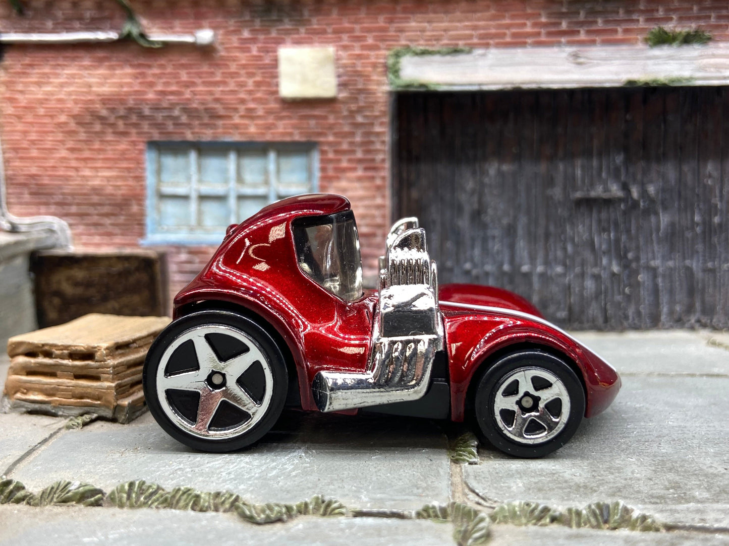 Loose Hot Wheels - Toon'd Twin Mill - Burgundy