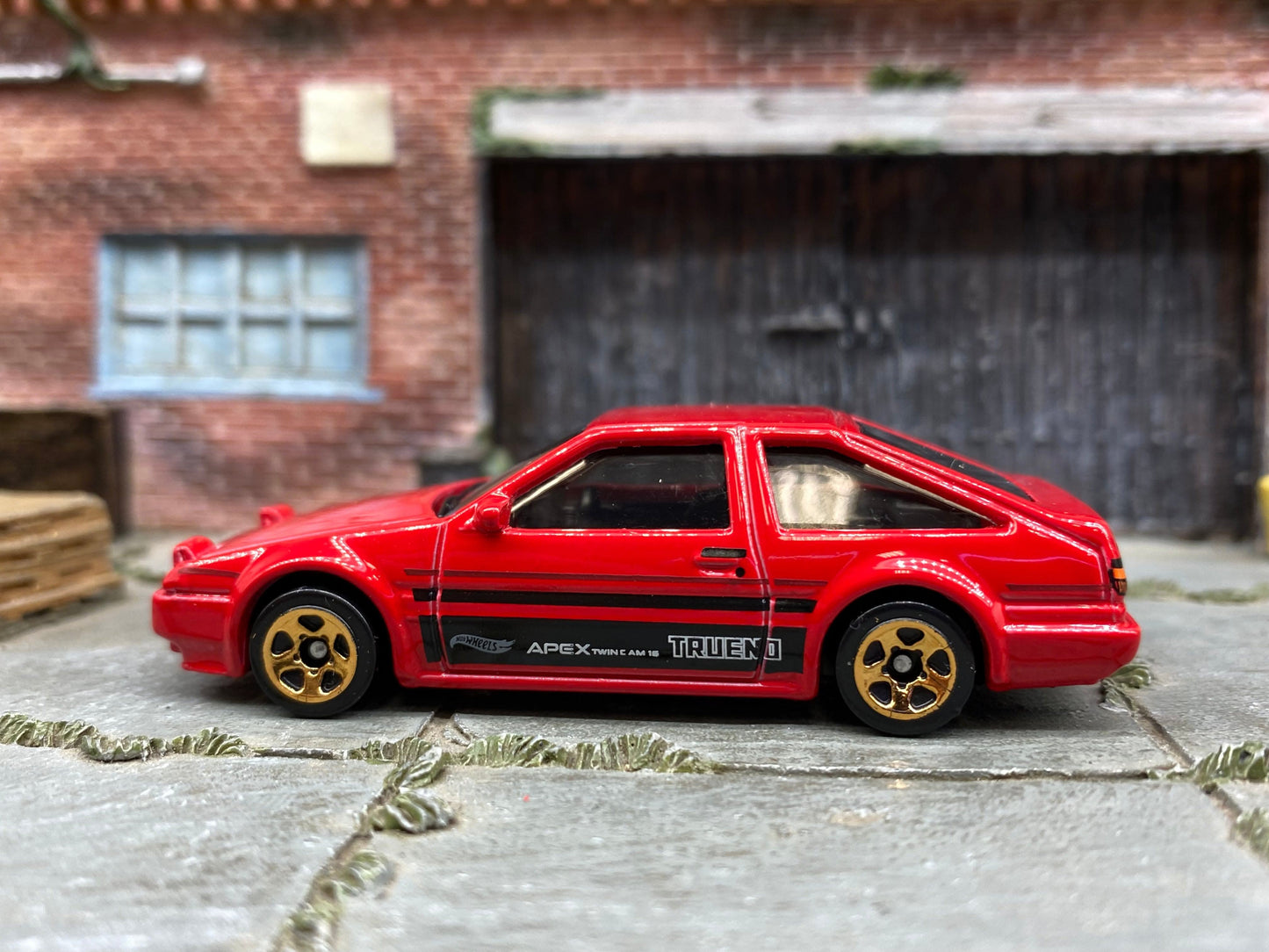 Loose Hot Wheels - Toyota AE86 Sprinter Trueno - Red