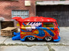 Loose Hot Wheels: VW Volkswagen Kool Kombi - Red Waves